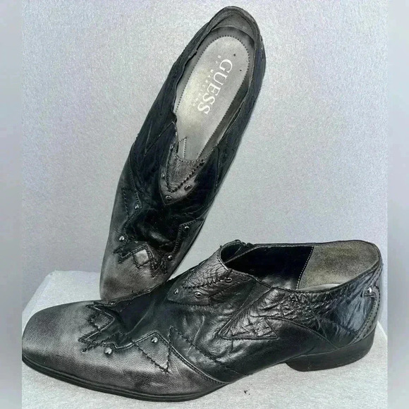 Guess leather Hipster Loafers western Guess by Marciano - Picture 2 of 12